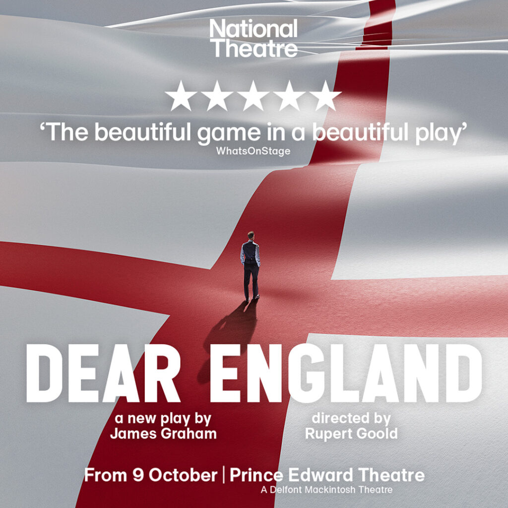 'Dear England' To Open At Prince Edward Theatre In October
